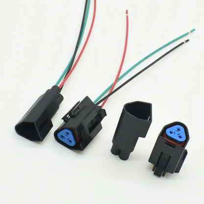Locking mechanism of auto waterproof connector 7-1437710-9 3-1437712-1 ensures stable and secure installation in Ford wire harness