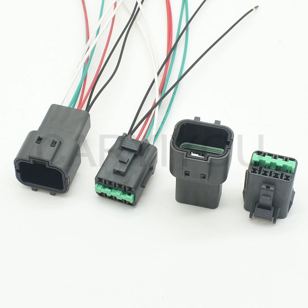 8 pin female male auto waterproof connector harness plug for S13 lower trans with locking structure
