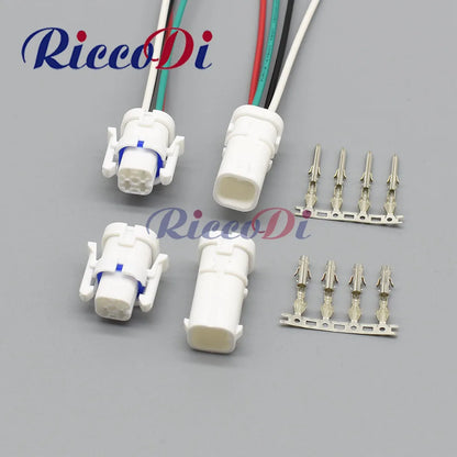 Waterproof male and female automotive connector DJ7041B-1.8-21 with terminals DJ7041B-1.8-11, durable and high-quality