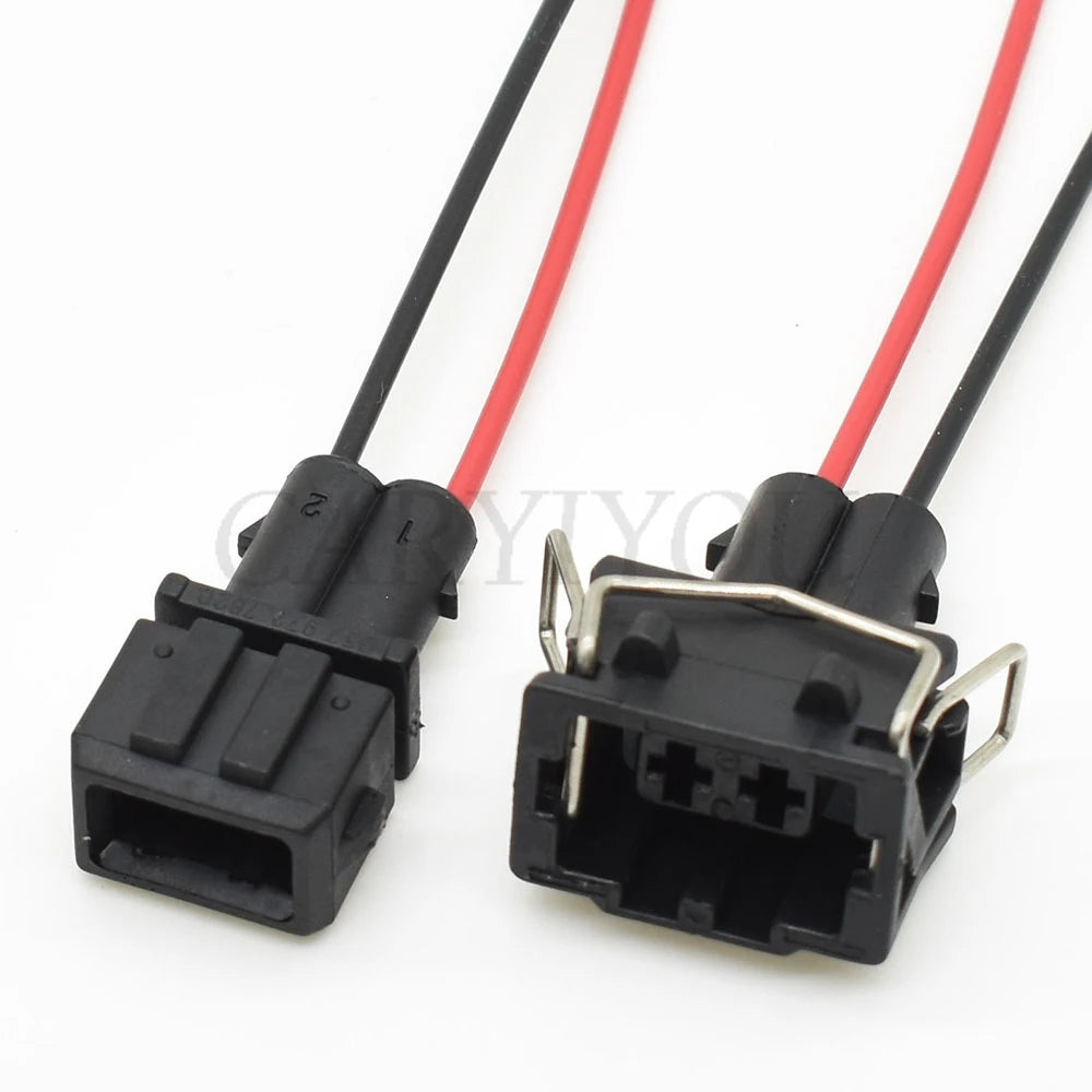 high-quality automotive 2 pin wiring harness connector showing waterproof design and durable male and female terminals