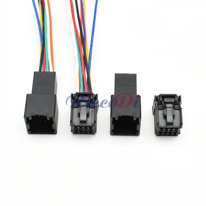 8 hole car PCB connector automotive window lifter cable harness socket with locking structure
