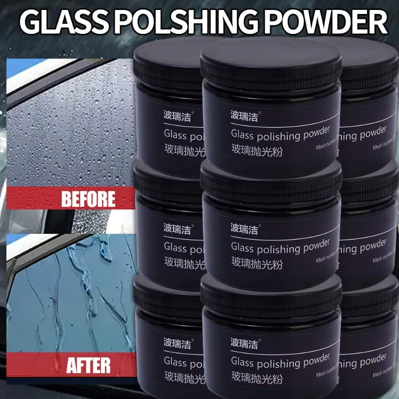 Auto window repair degreasing film removal powder