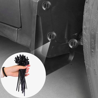 Auto wiring harness fixing cable tie