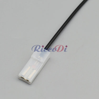 1 Pin unsealed automotive wiring harness connector attached to cable for stable and durable vehicle electrical connections