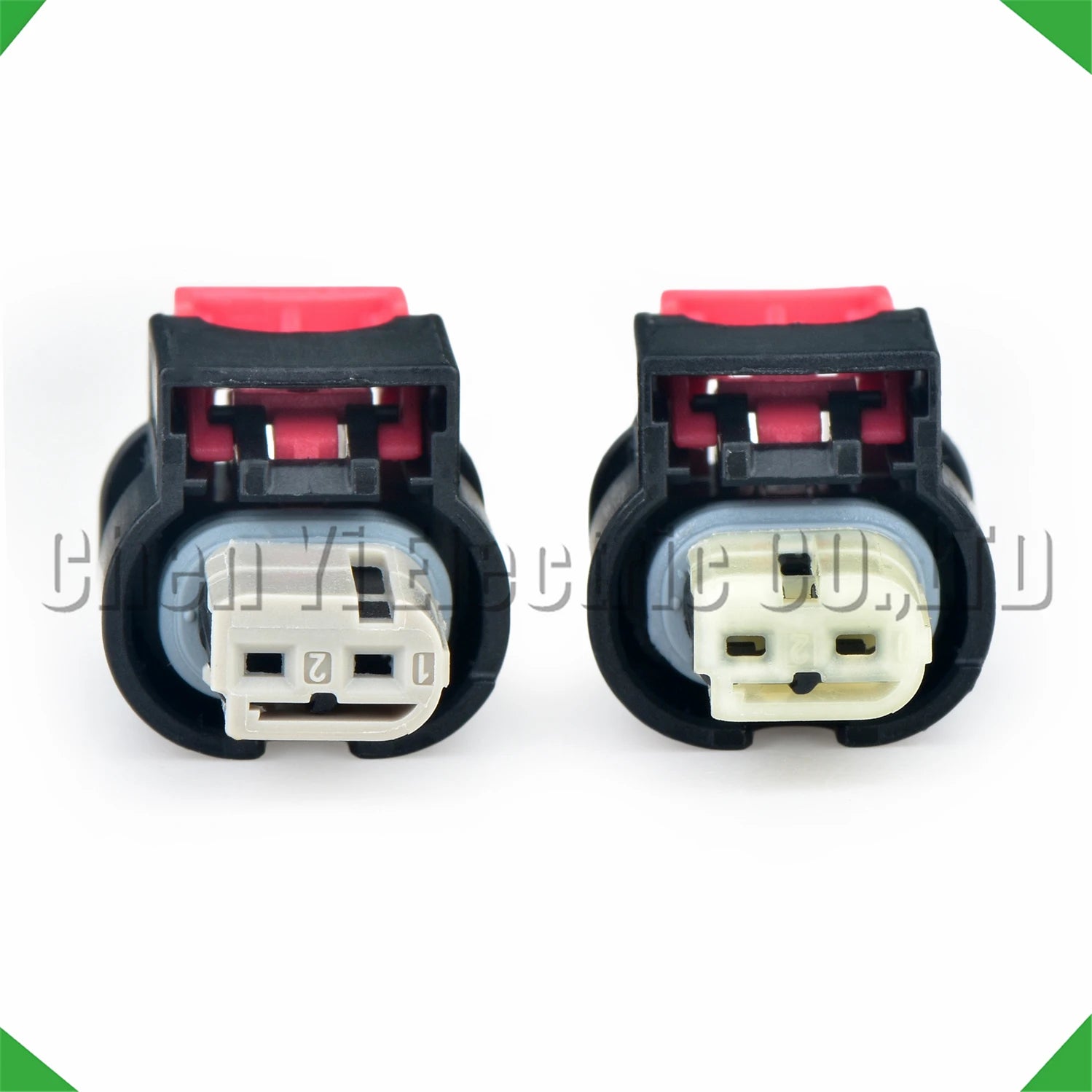 2 pin automotive wire harness plug for taillight, speaker, and buzzer applications in Tesla vehicles
