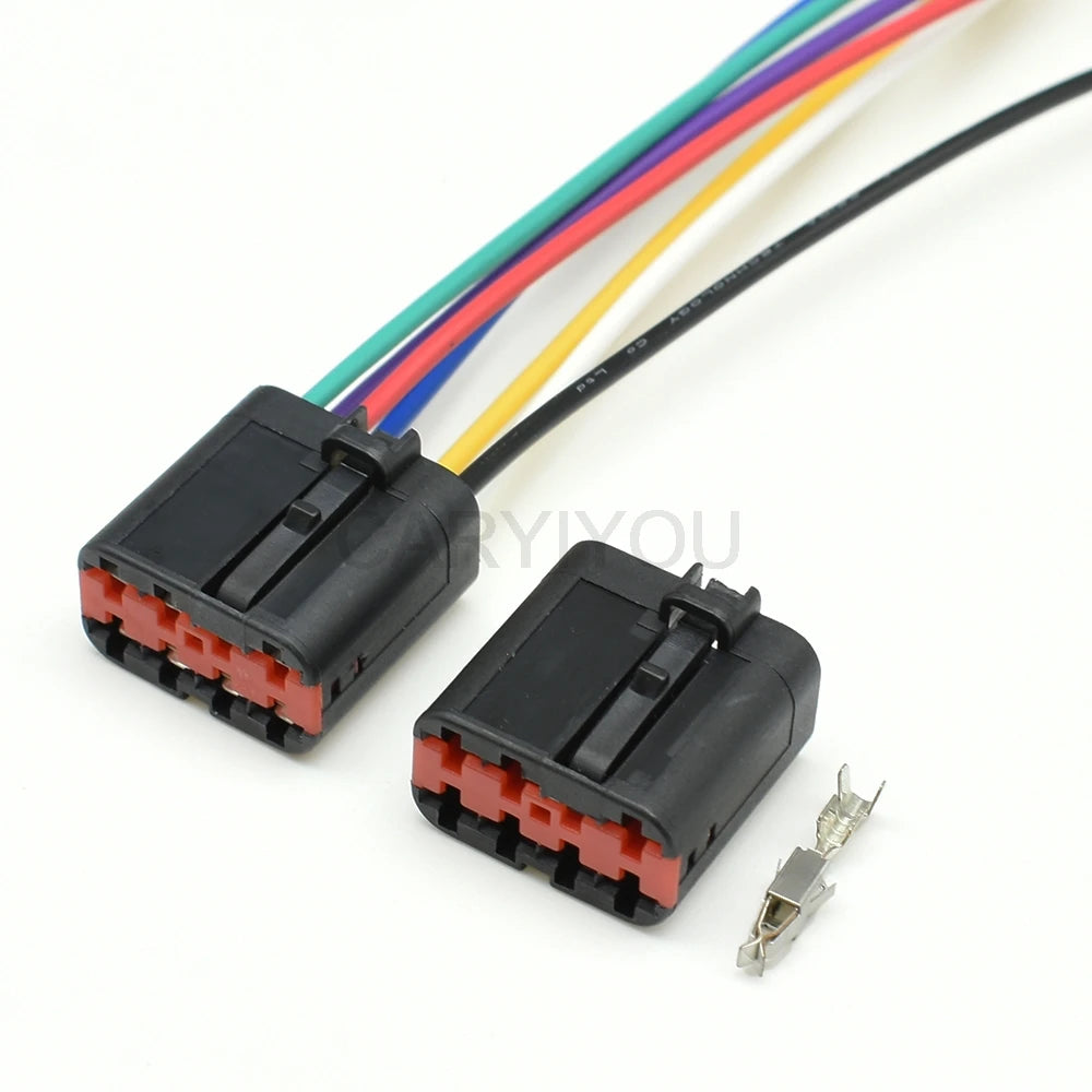 Automotive 3.5mm 7 pin way waterproof auto wire cable connector series DJ7074A