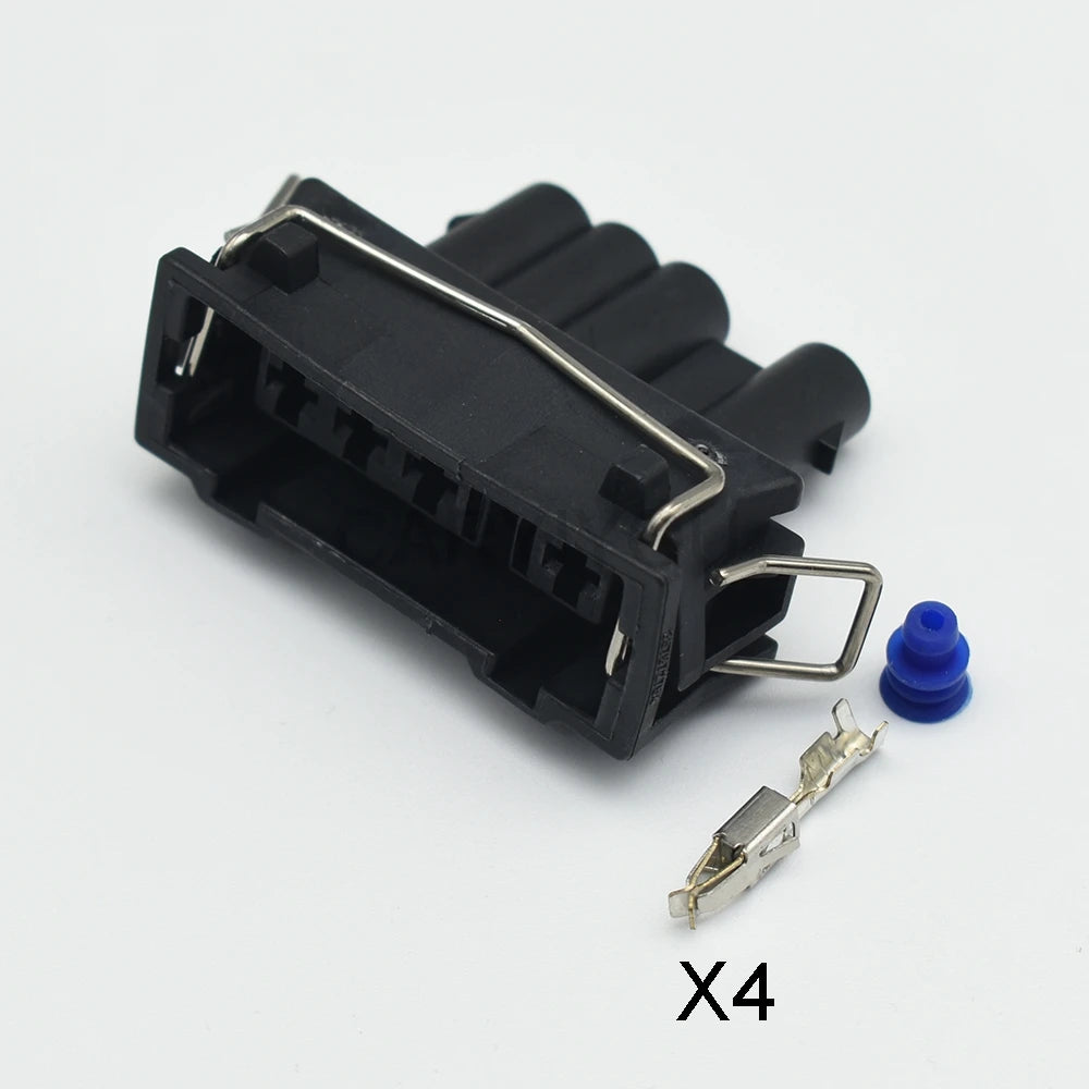 Automotive 4 pin waterproof oxygen sensor connector interface view