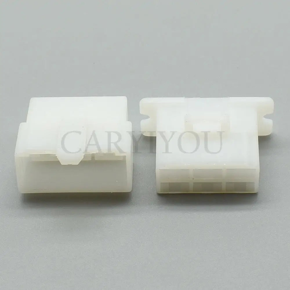 6 pin 6.3mm automotive electrical cable connector locking structure and socket design