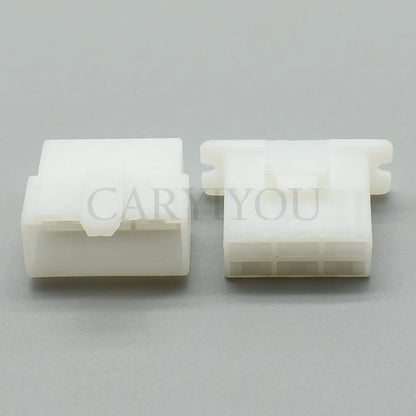 6 pin 6.3mm automotive electrical cable connector locking structure and socket design