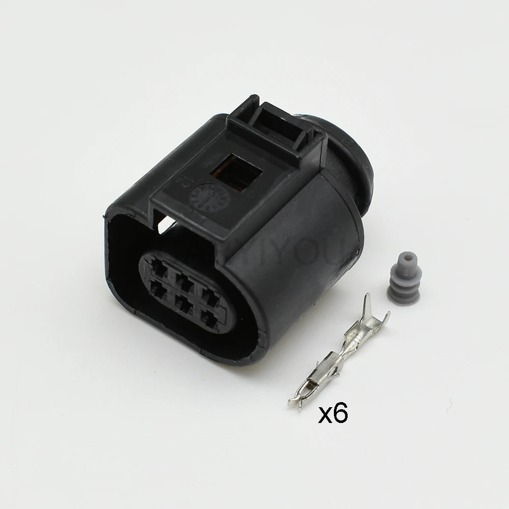 Automotive 6-hole FEP sensor plug waterproof connector sheath series 1J0973713G 42121200