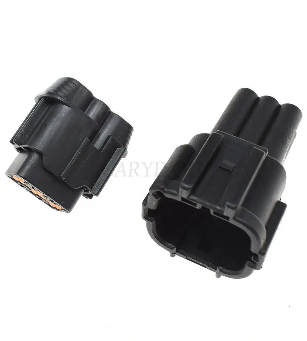 6 pin automotive electrical connector locking structure for wiring harness