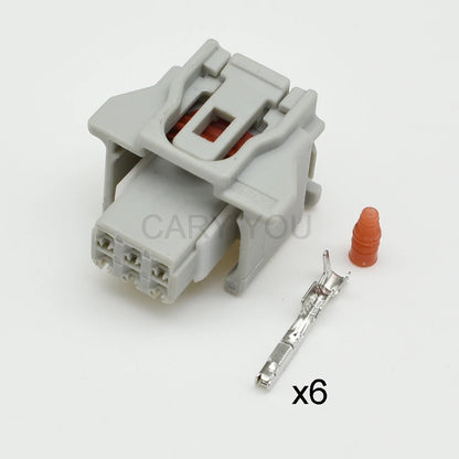 Automotive 6 pin 0.6 series reversing radar probe electric eye connector for Toyota