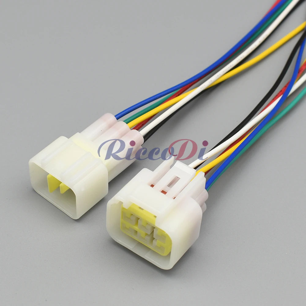 Automotive 6 pin waterproof electrical wire connector series for cars