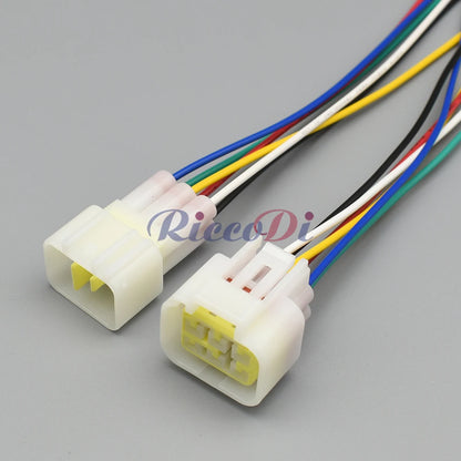 Automotive 6 pin waterproof electrical wire connector series for cars