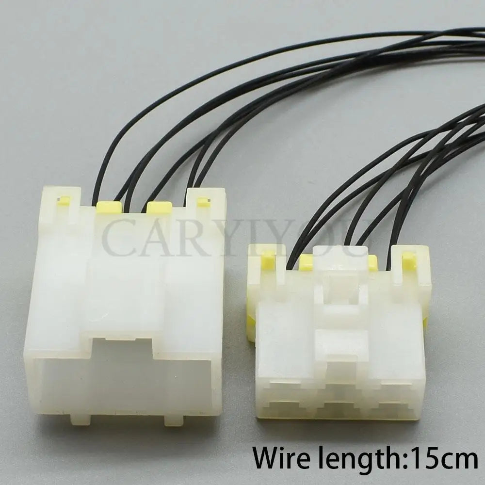 6 way motormeter connector car instrument high current socket locking structure with cables