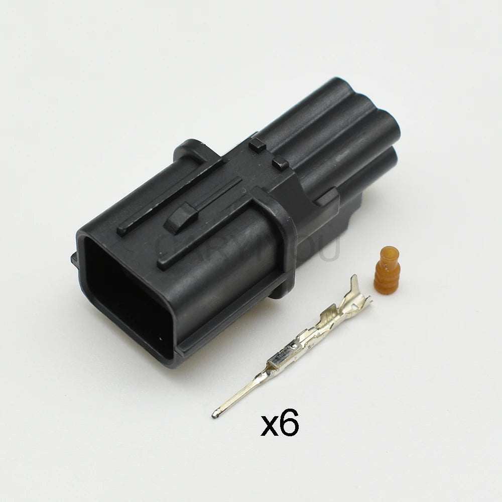 6 way sealed automotive connector for AC wire harness compatible with Hyundai Kia