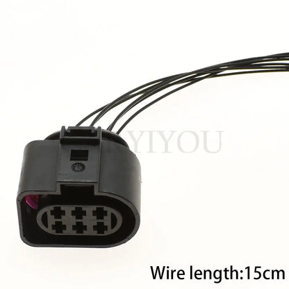 6 pin automotive wire harness connector for Audi VW 1J0973833 1J0973733 male female plug