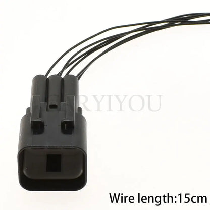 6 pin waterproof accelerator pedal automotive wire connector locking structure female male car socket
