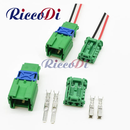 Automotive blower motor heater fan resistor wiring connector plug