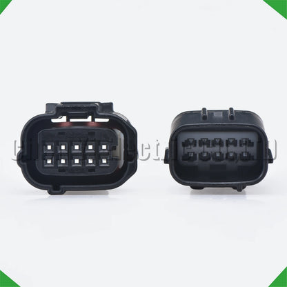 Radar temperature sensor connector installation for automotive wiring