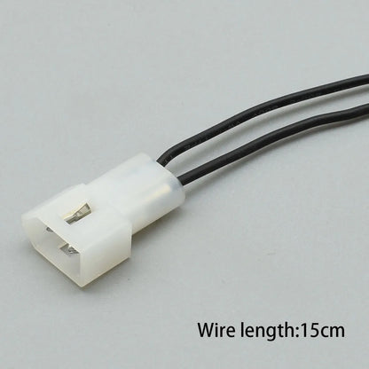 Automotive wiring harness connector with locking mechanism for stable and reliable headlight connection