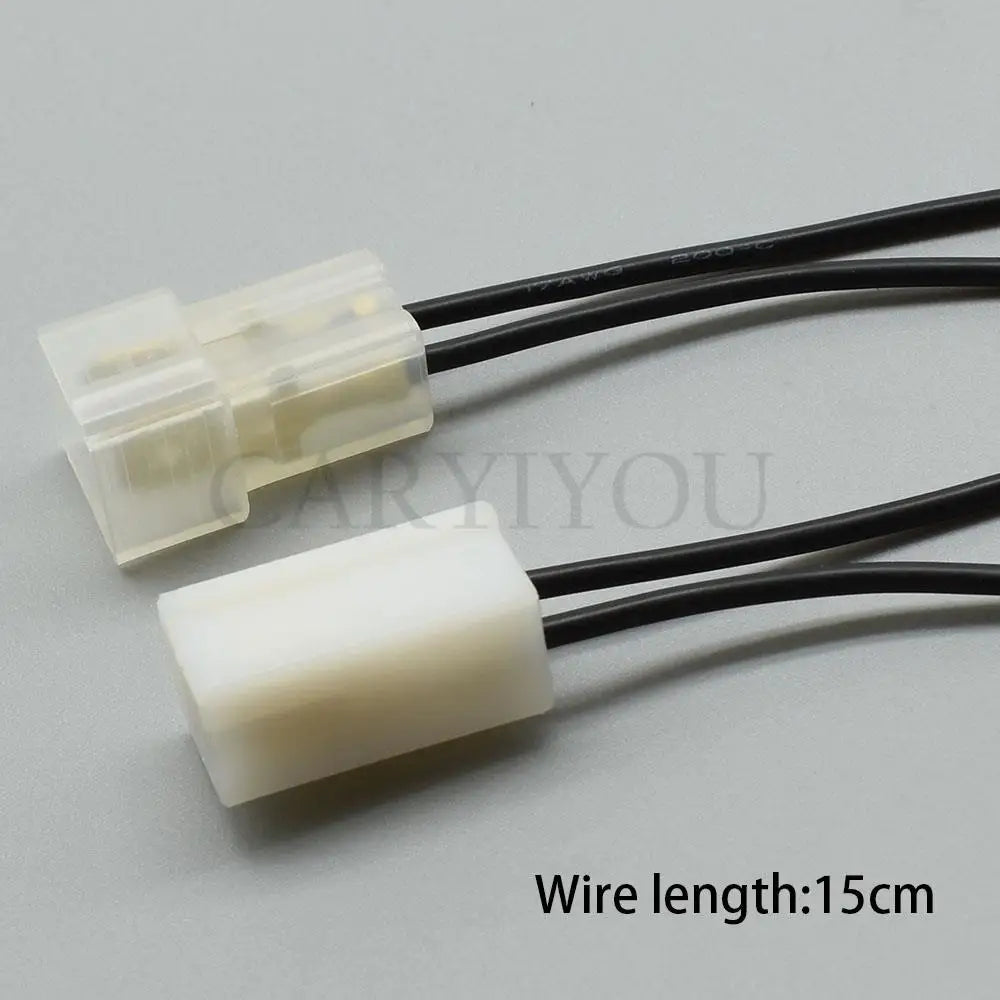 2 pin 6.3mm automotive connector featuring secure locking mechanism to prevent accidental disconnection