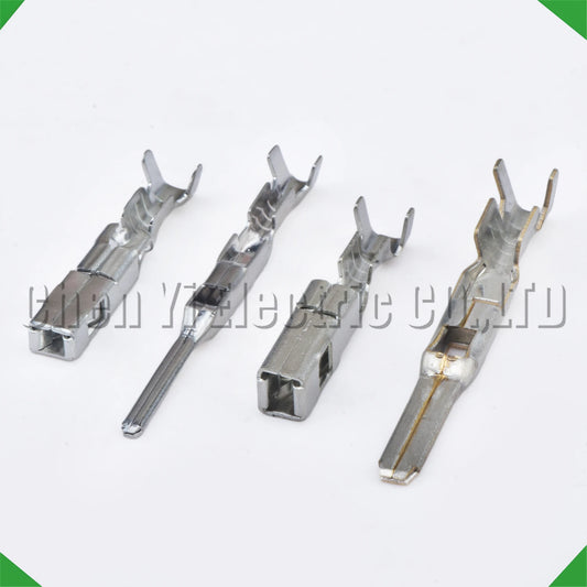 Wire crimp pins for automotive connector harness