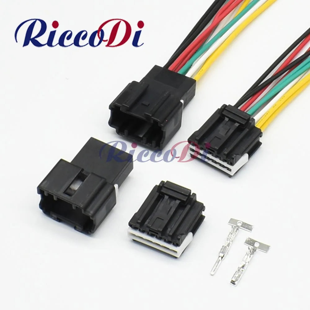 Front view of 2 pin automotive connector plug QR23102-1.8-11/21 for wiring harness