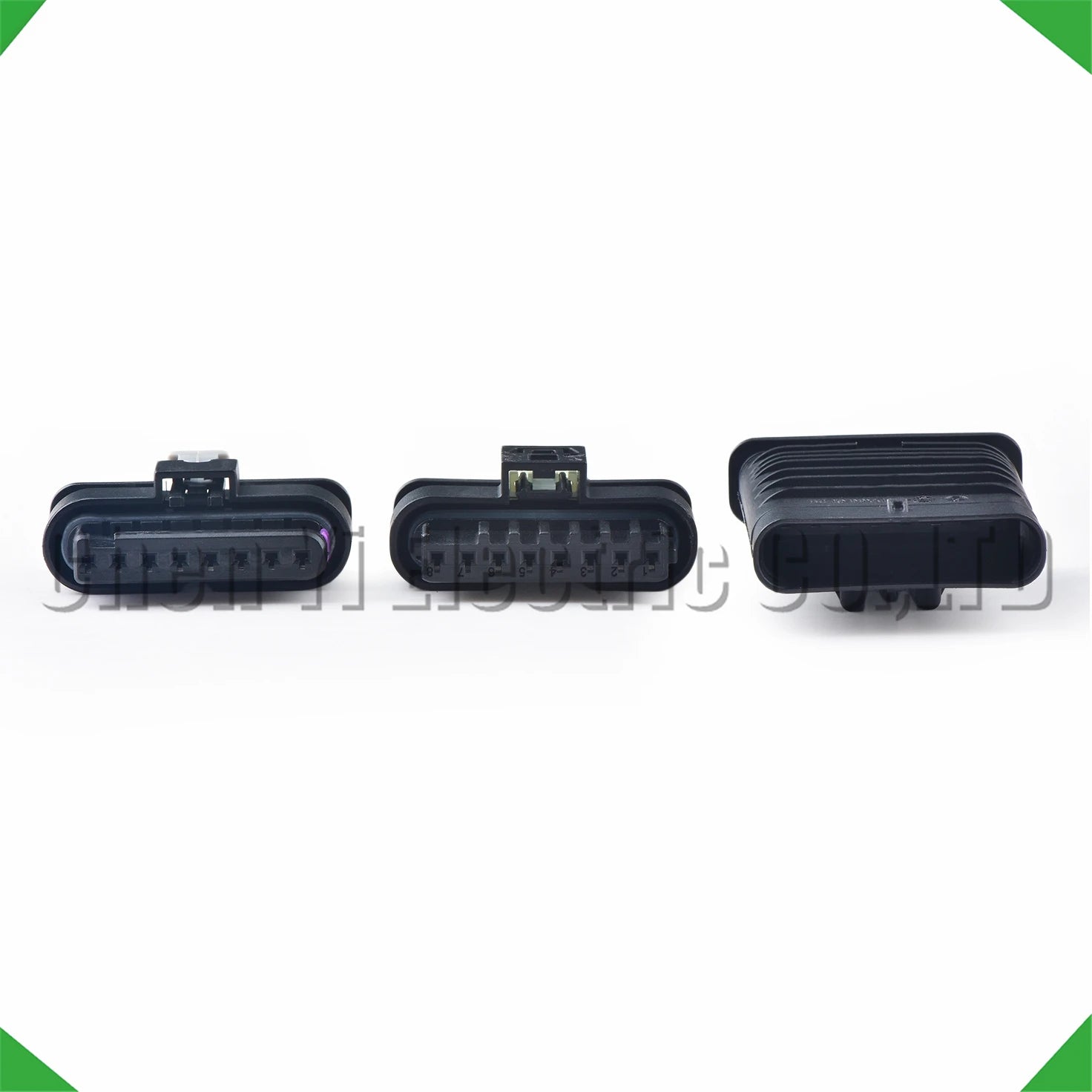 Set of 8 Pin automotive connectors for front bumper radar, wire harness plug 1-1719393-1, 872-862-521, 872-555-521 for Benz and BMW