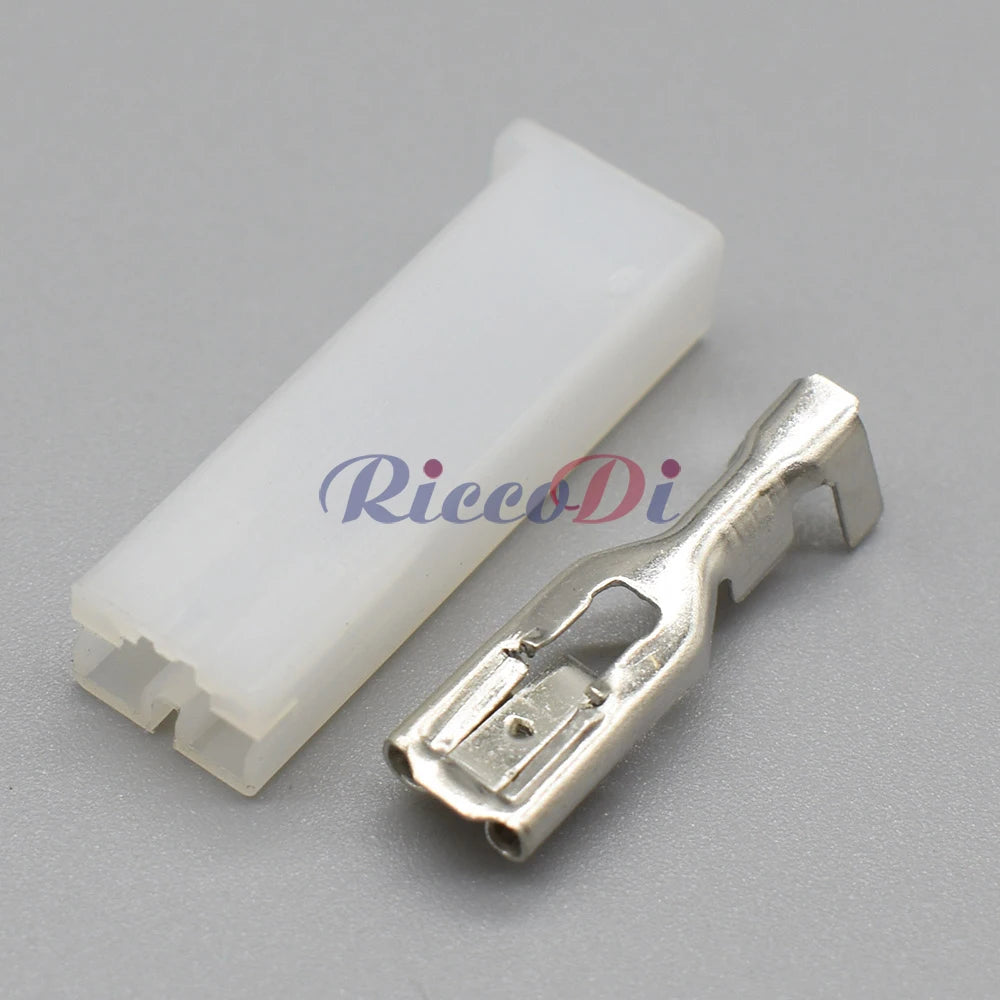 Unsealed automotive electrical plug showing precise connector interface for stable wiring connection
