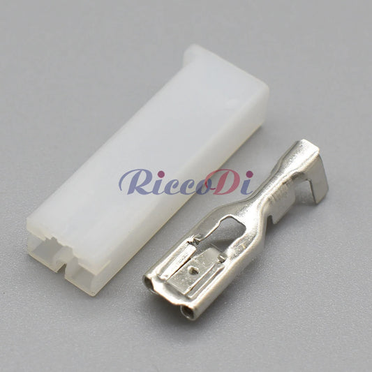 Unsealed automotive electrical plug showing precise connector interface for stable wiring connection