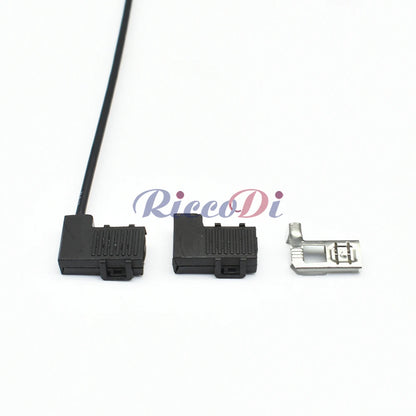 Durable wire jacket and 6.3mm connector structure for automotive terminal socket applications