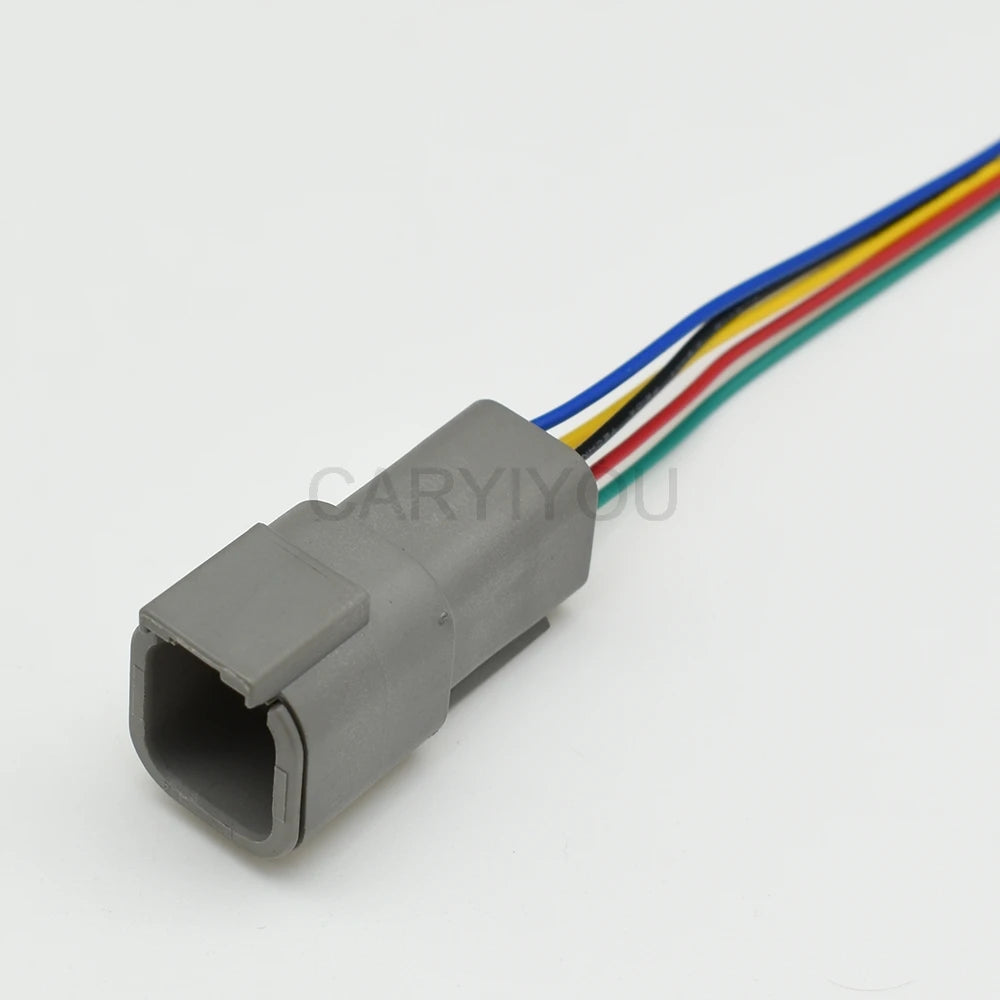Automotive 6 pin DTM and ATM male female waterproof connector plug with terminals