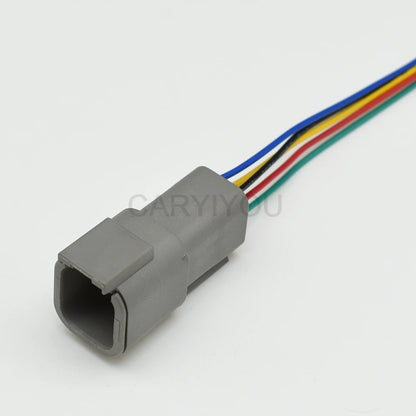 Automotive 6 pin DTM and ATM male female waterproof connector plug with terminals