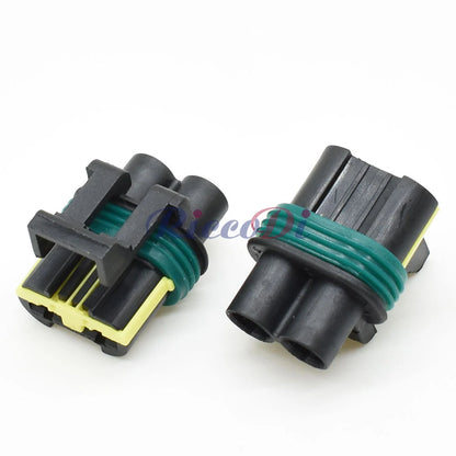 Female automotive connector 444230-1 used in vehicle wire harness electrical applications