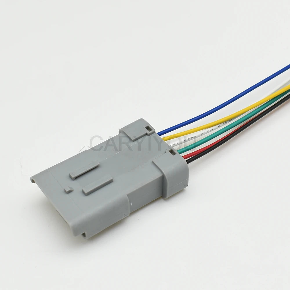 Automotive 6 pin fuel pump wiring connector for replacement and repair