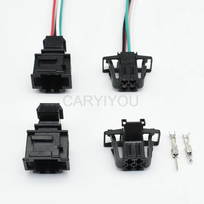 Automotive fuel tank switch and taillight wiring connector socket