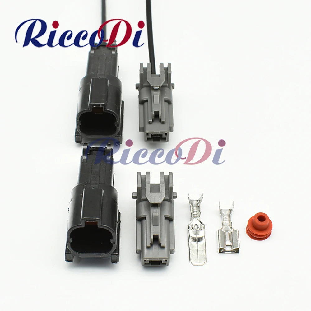 Automotive headlight wiring connector socket designed for light truck electrical systems