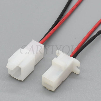 Application of 2 pin white ABS wiring socket connector in automotive and household electrical systems
