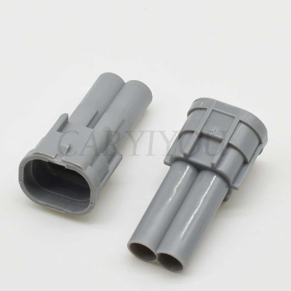 robust 2 pin male female fuel injector connector for cars, ensuring stable and secure wiring 6189-0060 / 6180-2405