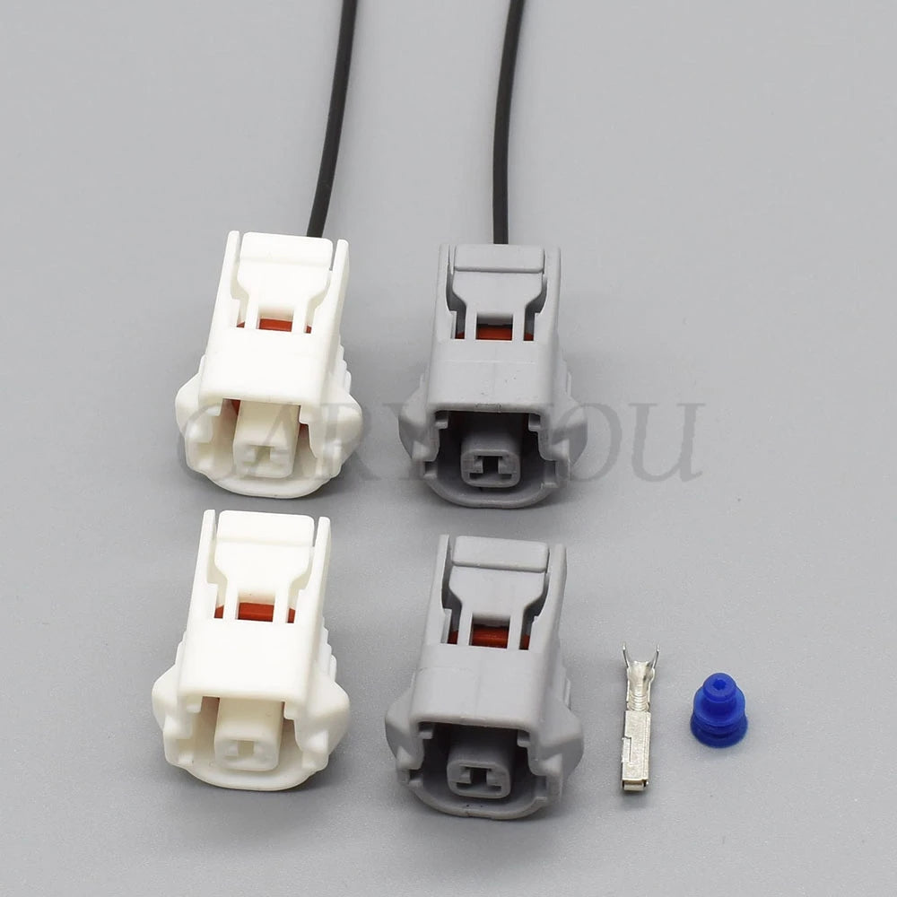 Automotive knock sensor wire harness connector installed for reliable engine signal transmission
