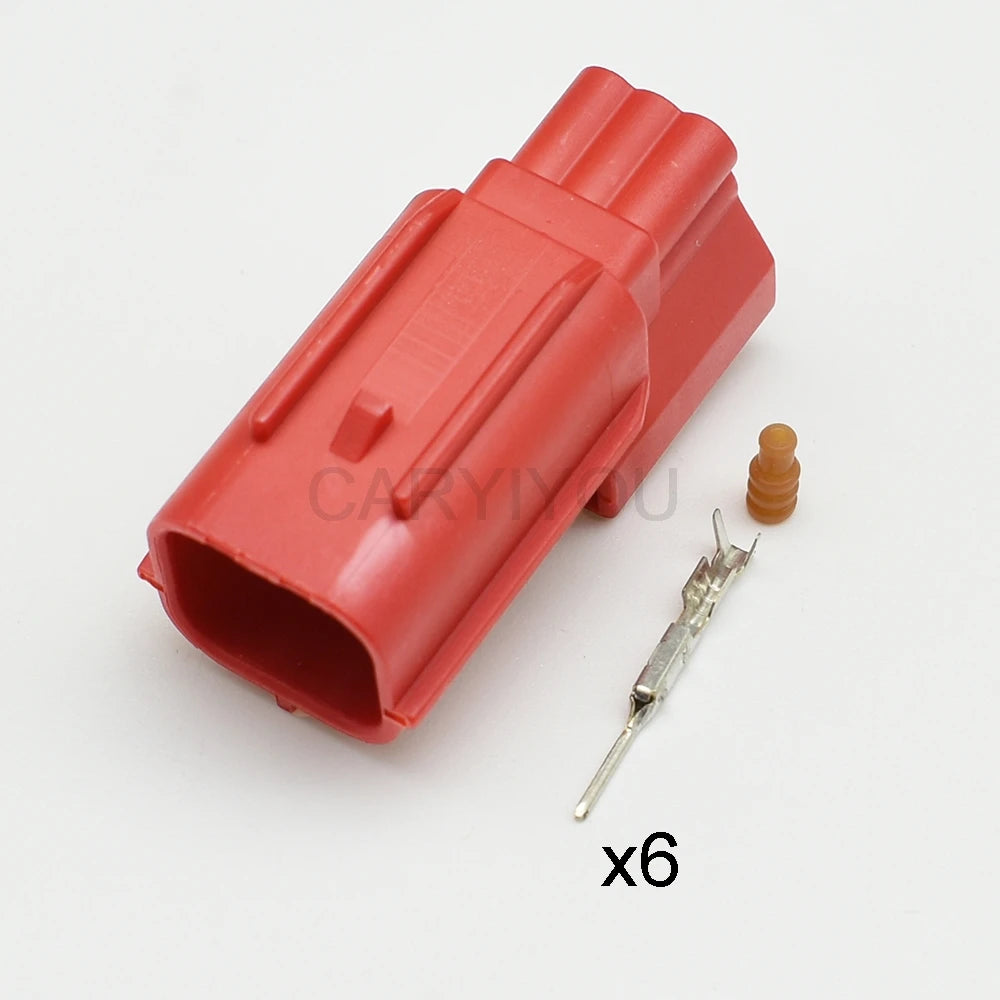 Automotive OBD diagnostic wiring connector 6 pin waterproof socket