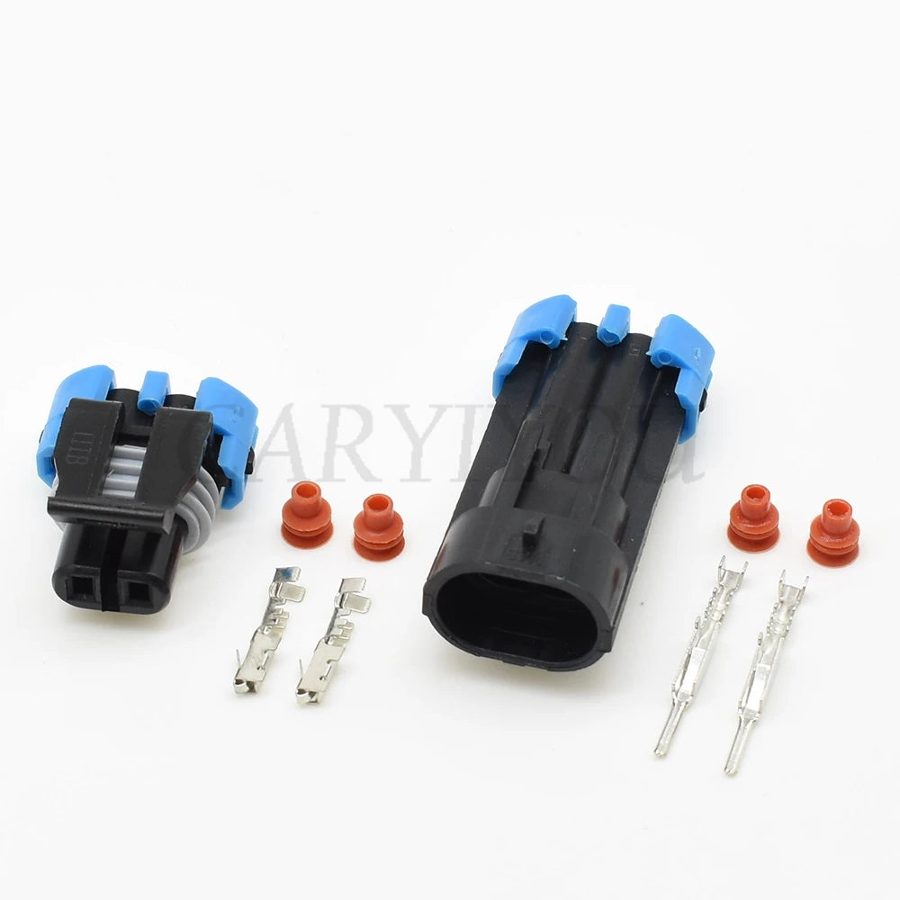 Automotive sensor connector sealing and locking design for engine bay environments