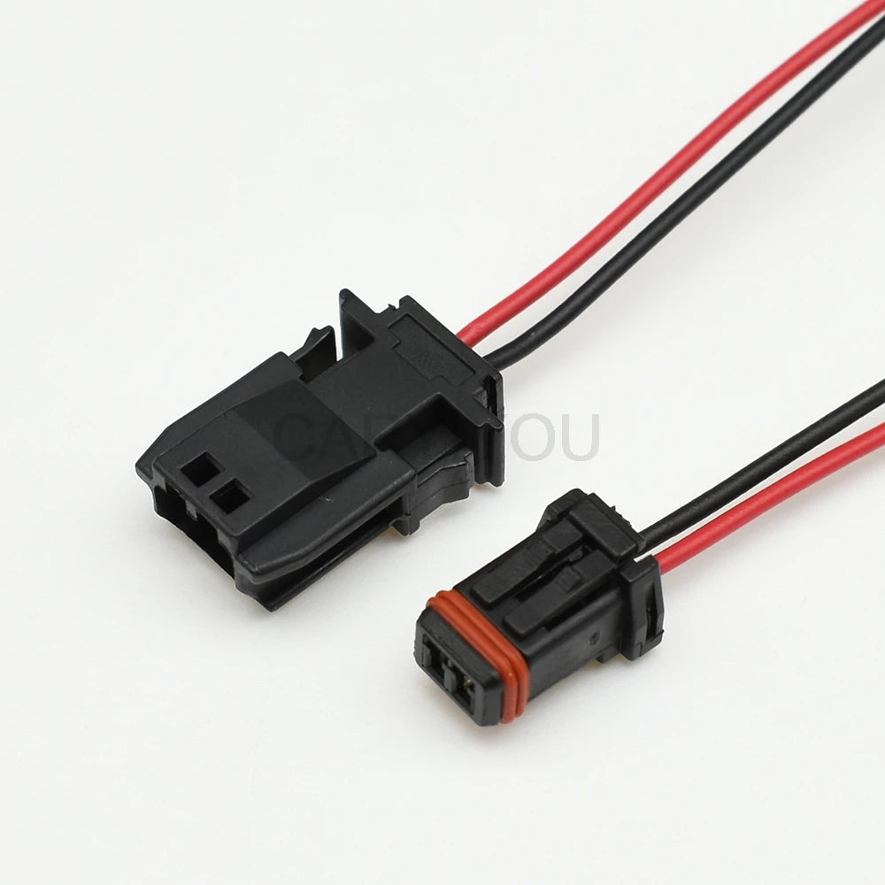 secure 2 way plastic automotive wiring connector for rearview mirror installation, ensuring stable electrical connections