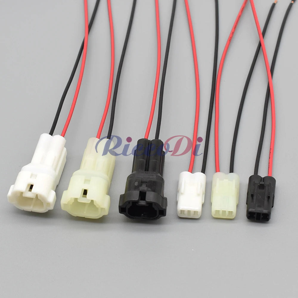 2 pin automotive waterproof power connector plug for secure electronic wiring