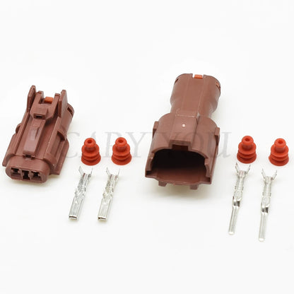 Waterproof automotive plug connector socket used in vehicle sensors lighting and wiring systems