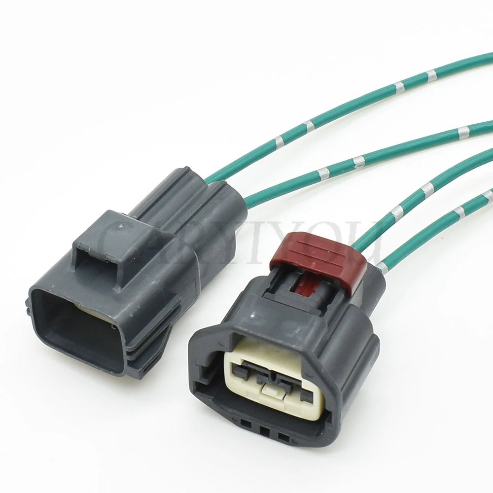 automotive waterproof 2 pin electrical connector socket featuring secure pins and seals for stable vehicle wiring applications