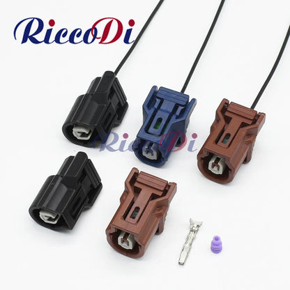 Automotive waterproof wire connector socket designed for air pump generator wiring replacement