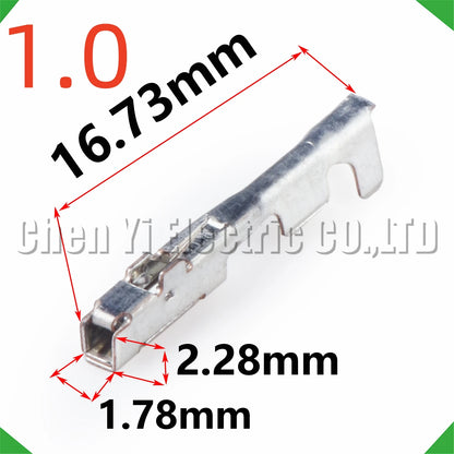 automotive wire harness crimp pin terminals