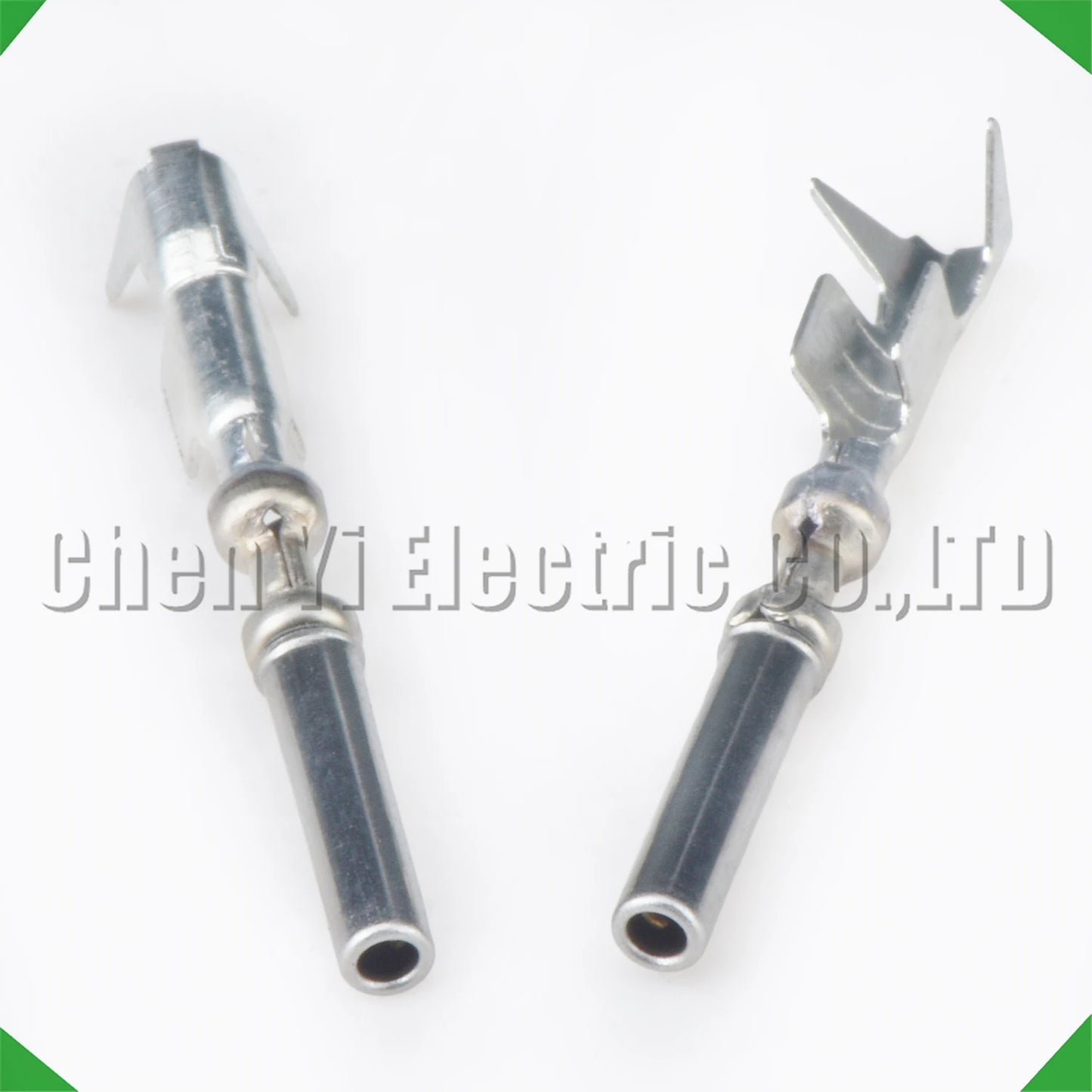 Wire harness plug crimp pins for male and female connections in automotive applications